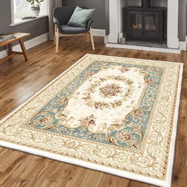 Conceptum Els1832 Alfombra de Recibidor Turquesa 80 x 300 cm